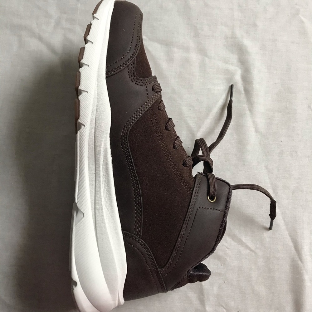 burgundy sneakers